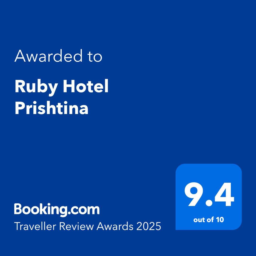 Ruby Hotel Prishtina Prishtinë Exterior photo